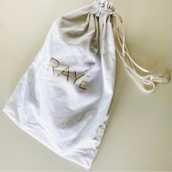 RAYE REVOLVE Black White Two Tone Snakeskin Toe Lace Up Ballet Flats Shoes 36 - Picture 10 of 13